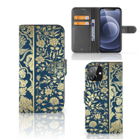 iPhone 12 | 12 Pro (6.1") Hoesje Beige Flowers - thumbnail