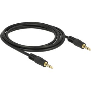 DeLOCK 83436 audio kabel 2 m 3.5mm Zwart