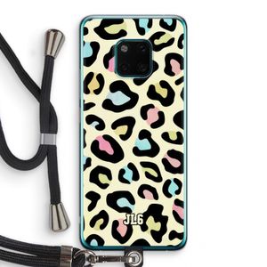 Leopard pattern: Huawei Mate 20 Pro Transparant Hoesje met koord