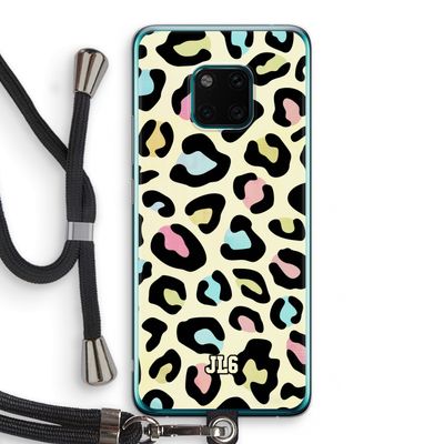Leopard pattern: Huawei Mate 20 Pro Transparant Hoesje met koord