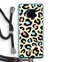 Leopard pattern: Huawei Mate 20 Pro Transparant Hoesje met koord