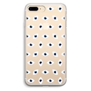 Eyes pattern: iPhone 7 Plus Transparant Hoesje