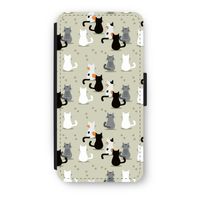 Katten: iPhone 8 Plus Flip Hoesje