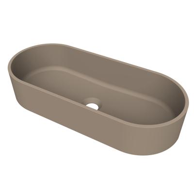 Arcqua Case Opbouw Waskom Ovaal 60x26 Mat Truffel Arcqua
