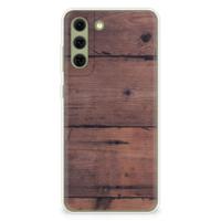 Samsung Galaxy S21FE | Bumper Hoesje | Old Wood
