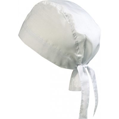 Bandana in de kleur wit uni 1