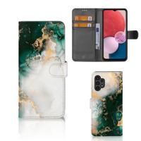 Bookcase voor Samsung Galaxy A13 (4G) Marmer Groen