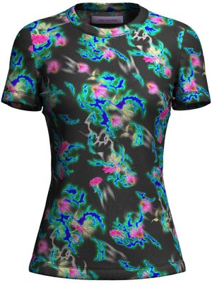 Maccapani t-shirt The Skimpy à imprimé abstrait - Noir
