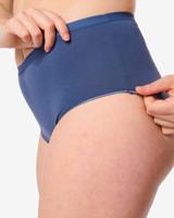 HEMA Dames Tailleslip Katoen - 2 Stuks Blauw (blauw) - thumbnail