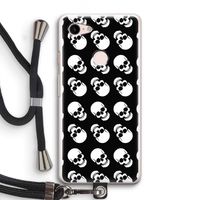 Musketon Skulls: Pixel 3 Transparant Hoesje met koord