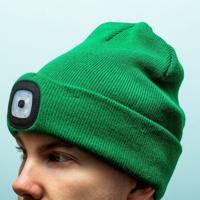 Muts met ledverlichting - Groen