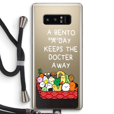 Bento a day: Samsung Galaxy Note 8 Transparant Hoesje met koord