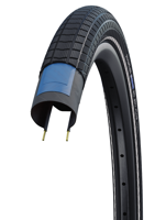 Schwalbe motion big apple race guard addix green 26x2.15 55-559 67 epi reflectie ( label )
