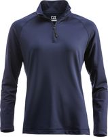 Cutter & Buck 358401 Coos Bay Half Zip Dames - Dark Navy - L - thumbnail