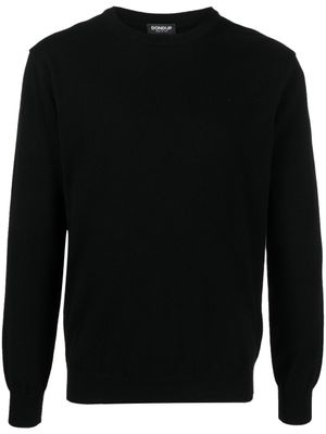 DONDUP pull en maille fine à manches longues - Noir