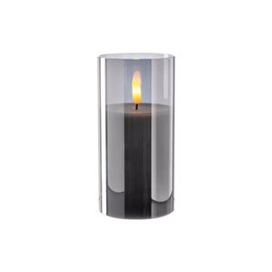 Leonardo Autentico Kaars 15 x 8 cm met ledverlichting zilver