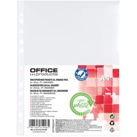 OFFICE products geperforeerde showtas, A4, 30 micron, gekorreld, pak van 100 stuks