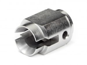 Heavy-duty cup joint 7 x 19mm (silver/d cut)