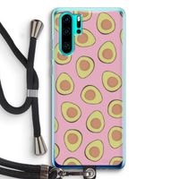 Dancing avocados: Huawei P30 Pro Transparant Hoesje met koord