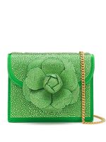 Oscar de la Renta sac Pave Crystral Mini TRO - Vert