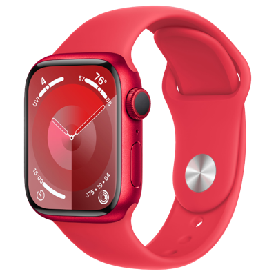 Refurbished Apple Watch Series 9 45mm Rood Licht gebruikt