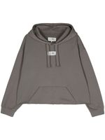 MM6 Maison Margiela hoodie à coutures apparentes - Gris