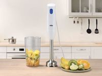 Braun MultiQuick 1 MQ10.001M 0,6 l Staafmixer 450 W Blauw, Wit - thumbnail