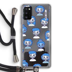 Gezichtjes: Samsung Galaxy A41 Transparant Hoesje met koord