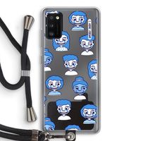 Gezichtjes: Samsung Galaxy A41 Transparant Hoesje met koord