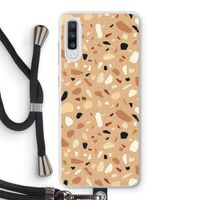 Terrazzo N°17: Samsung Galaxy A70 Transparant Hoesje met koord
