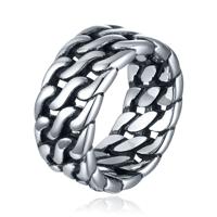 Mendes Heren Ring- Dual Cuban Silver-21mm