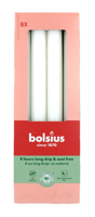 Bolsius Dinerkaarsen Cloudy white 230/20