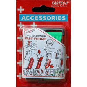 FASTECH® 688-656 Klittenband Met riem Haak- en lusdeel (l x b) 300 mm x 25 mm Groen 2 stuk(s)