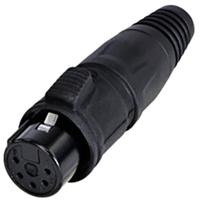 Rean AV RCX5F-Z-002-1 XLR-connector Bus, recht Aantal polen: 5 1 stuk(s) - thumbnail