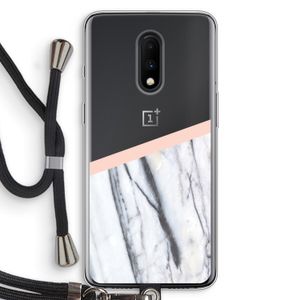 A touch of peach: OnePlus 7 Transparant Hoesje met koord