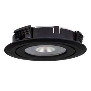 DVS LED-inbouwspot vast 4,2W 2700K/3000K/4000K IP20 Zwart