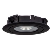 DVS LED-inbouwspot vast 4,2W 2700K/3000K/4000K IP20 Zwart