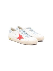 Golden Goose Kids baskets Super Star - Blanc