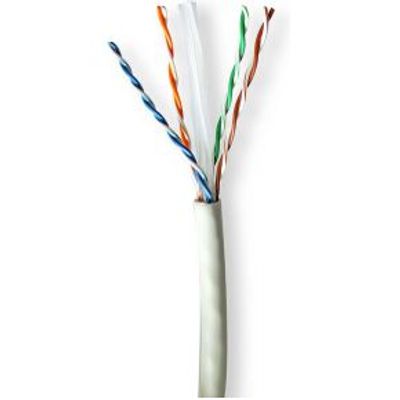 Nedis CCBG8535GY305S netwerkkabel Grijs 305 m Cat6a U/UTP (UTP)