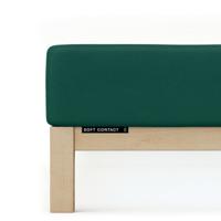 Schlafgut Schlafgut Soft Contact Jersey Flanel Hoeslaken M - 120x200 - 130x200 690 Green Deep