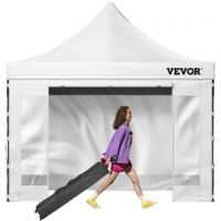 VEVOR vouwtent 3x3m tuintent tuintent partytent PVC partytent opvouwbaar wit