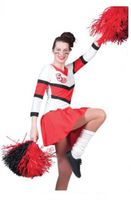 Cheerleader kostuum dames 44-46 (2XL/3XL)  -