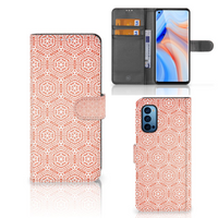 OPPO Reno 4 Pro 5G Telefoon Hoesje Pattern Orange