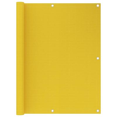 VidaXL Balkonscherm 120x400 cm hdpe geel