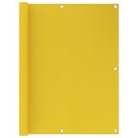 VidaXL Balkonscherm 120x400 cm hdpe geel