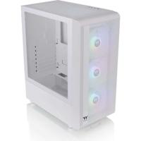 Mid Tower PC-behuizing zonder voeding - THERMALTAKE S200 TG ARGB (Wit) - ATX/Micro ATX - 3x120mm A-RGB - USB 3.0/2.0 - Gehard glas