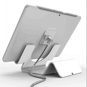 Maclocks tablet beveiligingsstandaard met 1,8 meter kabel wit