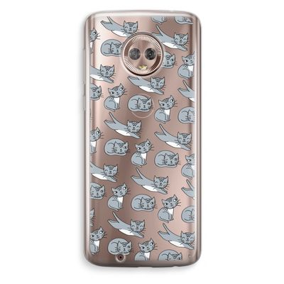 Poezen: Motorola Moto G6 Transparant Hoesje