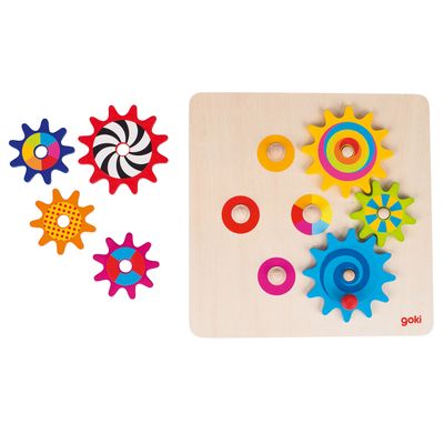 Goki tandwiel puzzel, 8dlg.