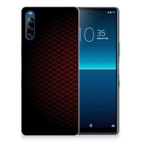 Sony Xperia L4 | TPU bumper | Geruit Rood